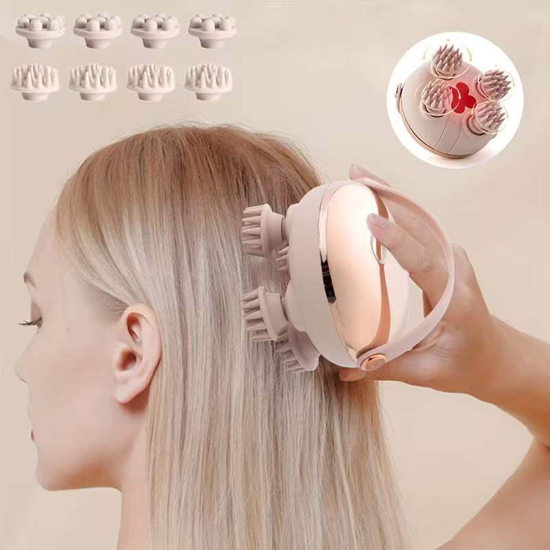 Hair Rave - Electric Scalp Massager with Red Light Therapy