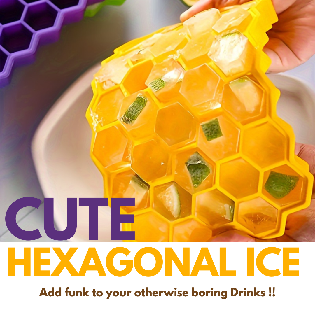 Honeycomb Silicone Ice tray - Premium Quality Guaranteed