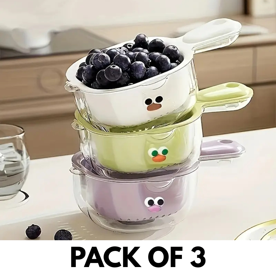 Cute Drain Basket for Fruits