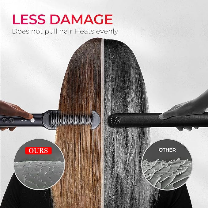 Velura- Hair Straightener Comb Brush