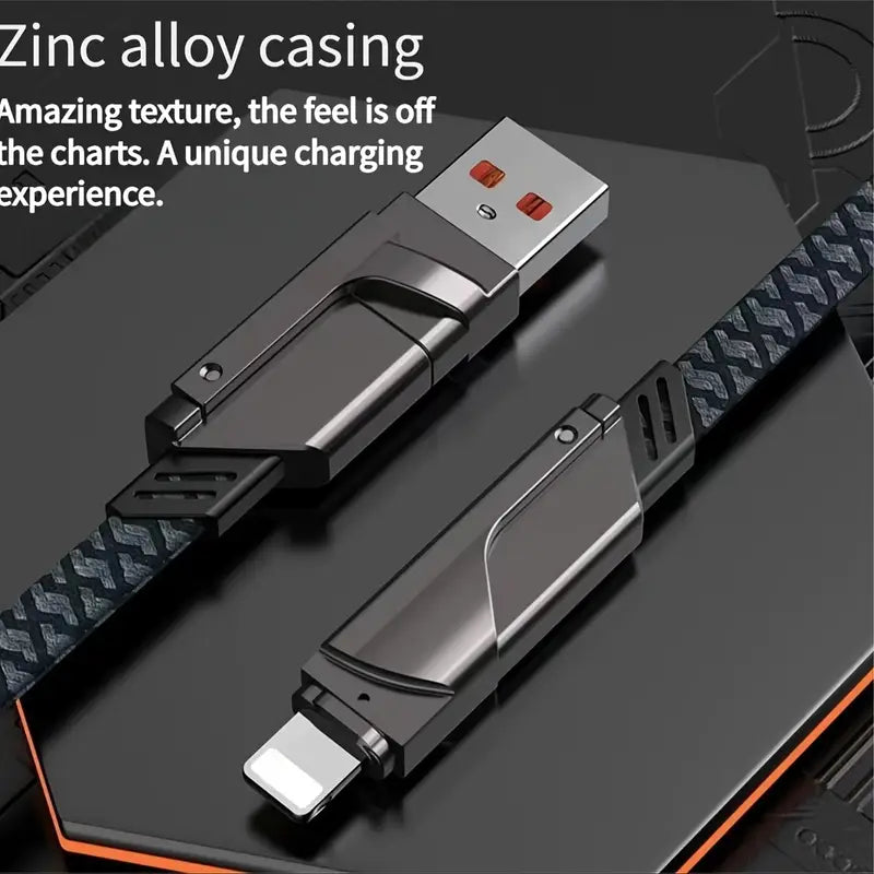 4 in 1 Multi Device Data Cable & Free Mobile Stand