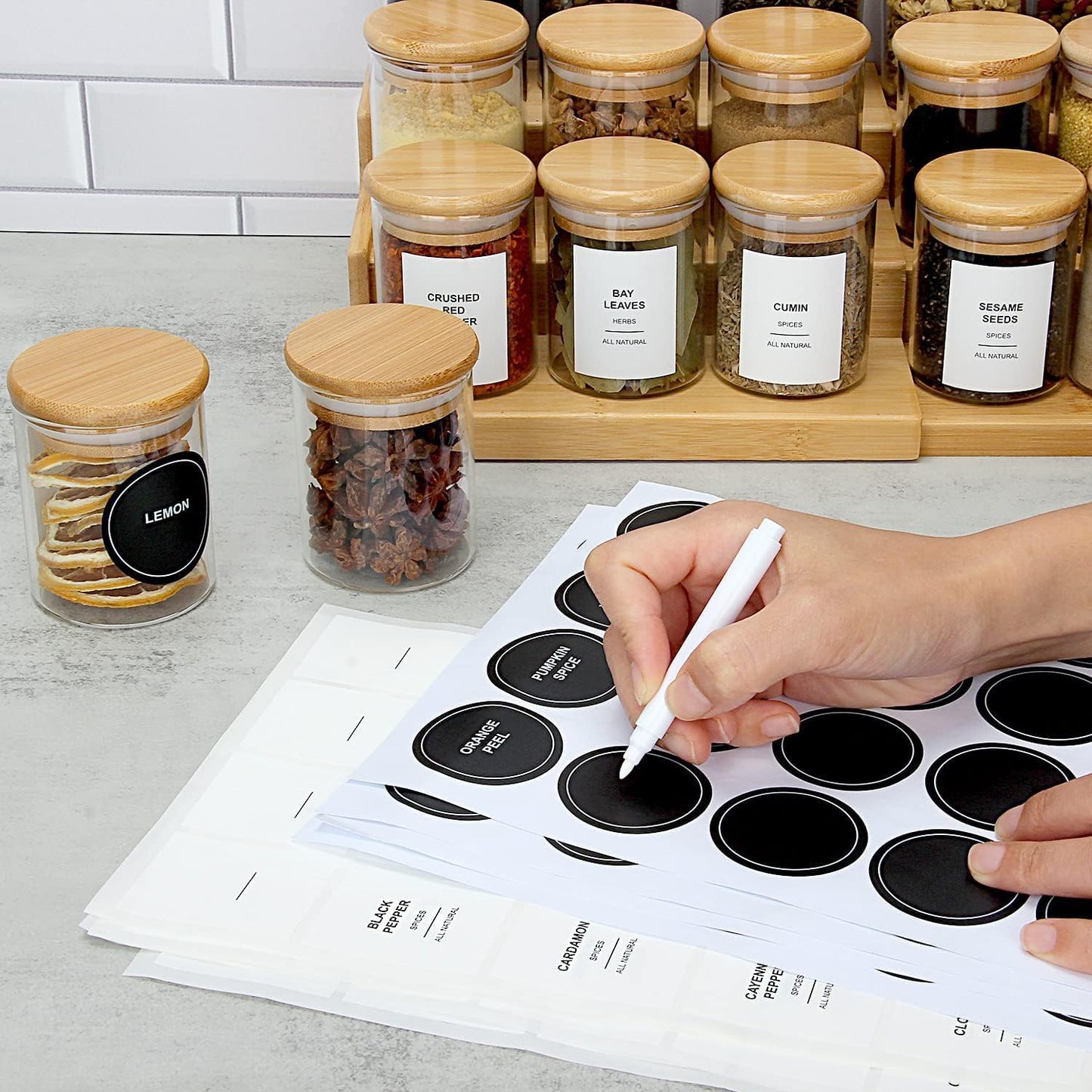 Spice Jar Set - PACK OF 12