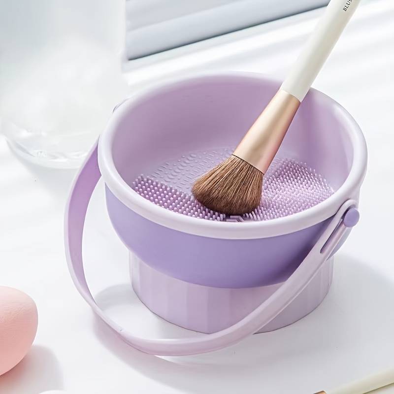 3 in 1 Silicone Makeup Brush Cleaner - Pack of 2