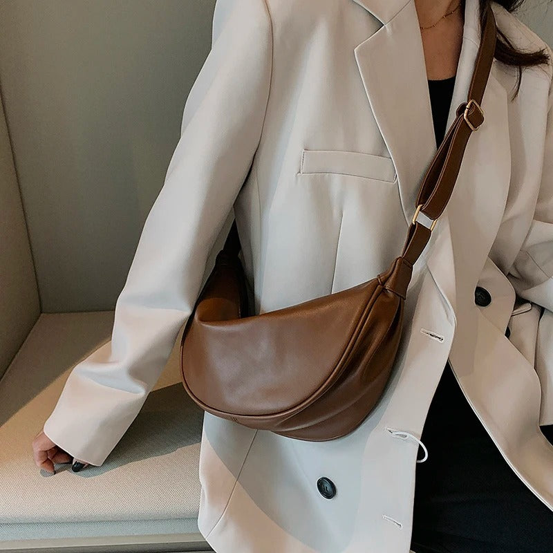 Luna Chic - Leather Cross body & shoulder sling bag
