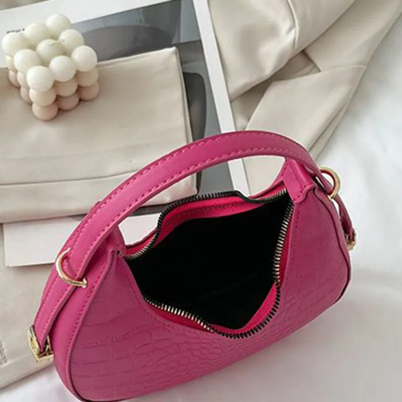 Lunar Stellar Luxury Crocodile Leather Hand Bag