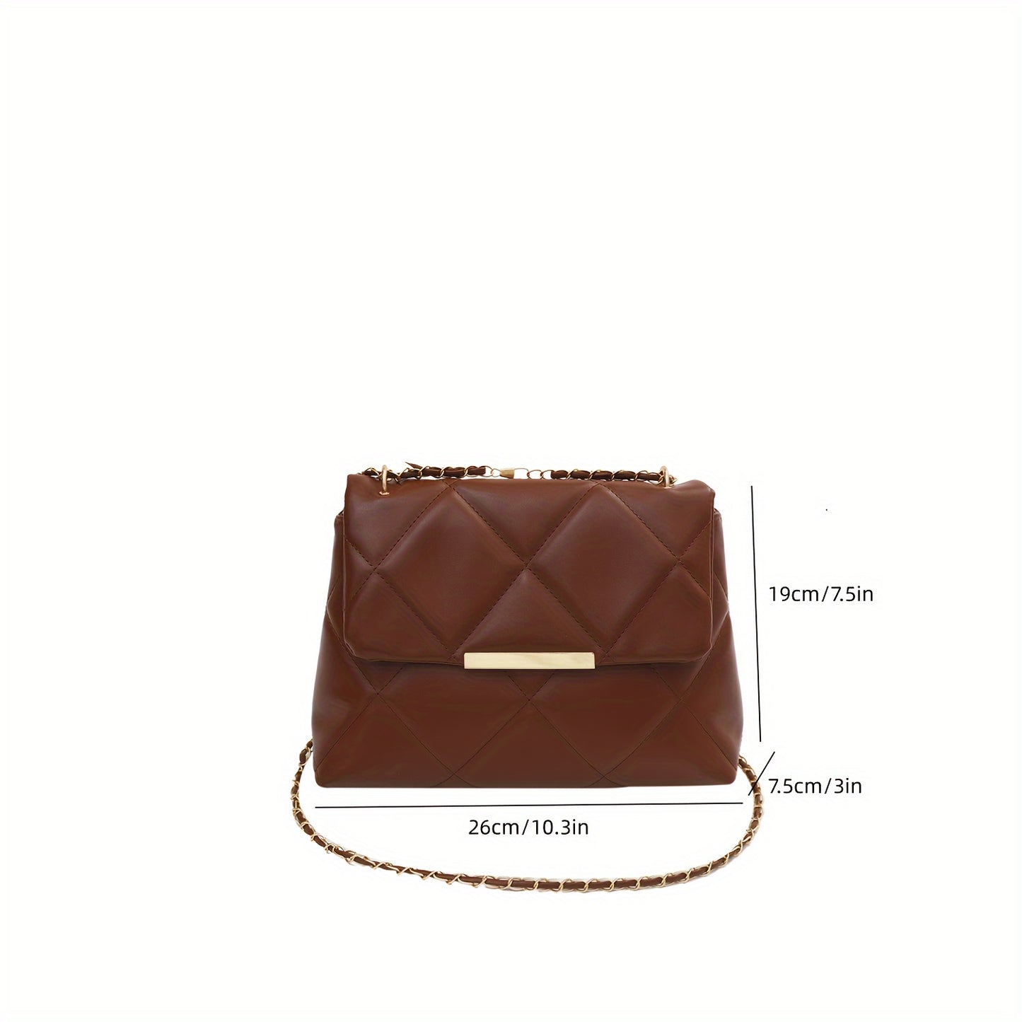 Chic Essence Quilted Leather Hand Bag