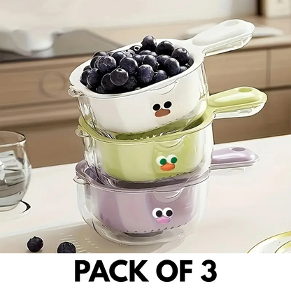 Cute Drain Basket for Fruits