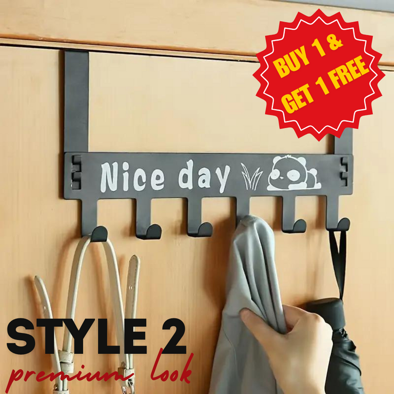 Trendy Drill Free Door Hook Hanger (Buy 1 Get 1 Free)