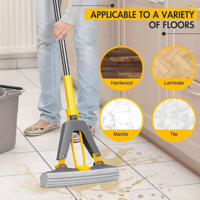 Glidex - Self Squeeze Sponge Mop - Premium Quality Guaranteed