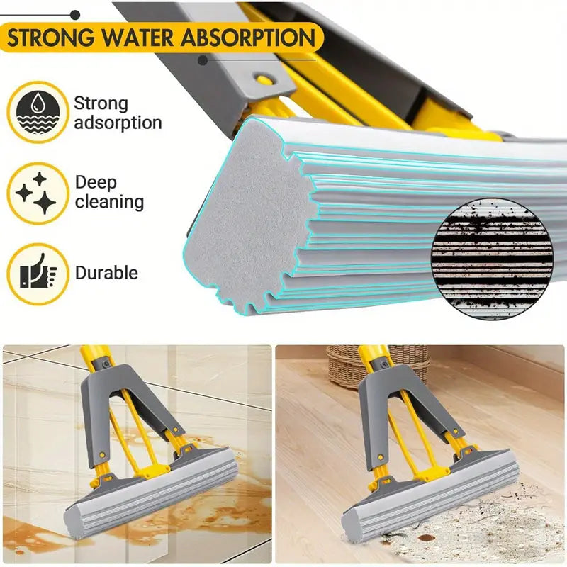 Glidex - Self Squeeze Sponge Mop - Premium Quality Guaranteed