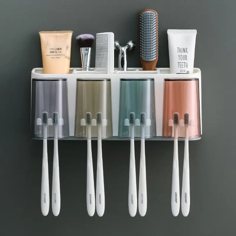 Toothbrush Holder with Shelf - Premium Quality Guaranteed