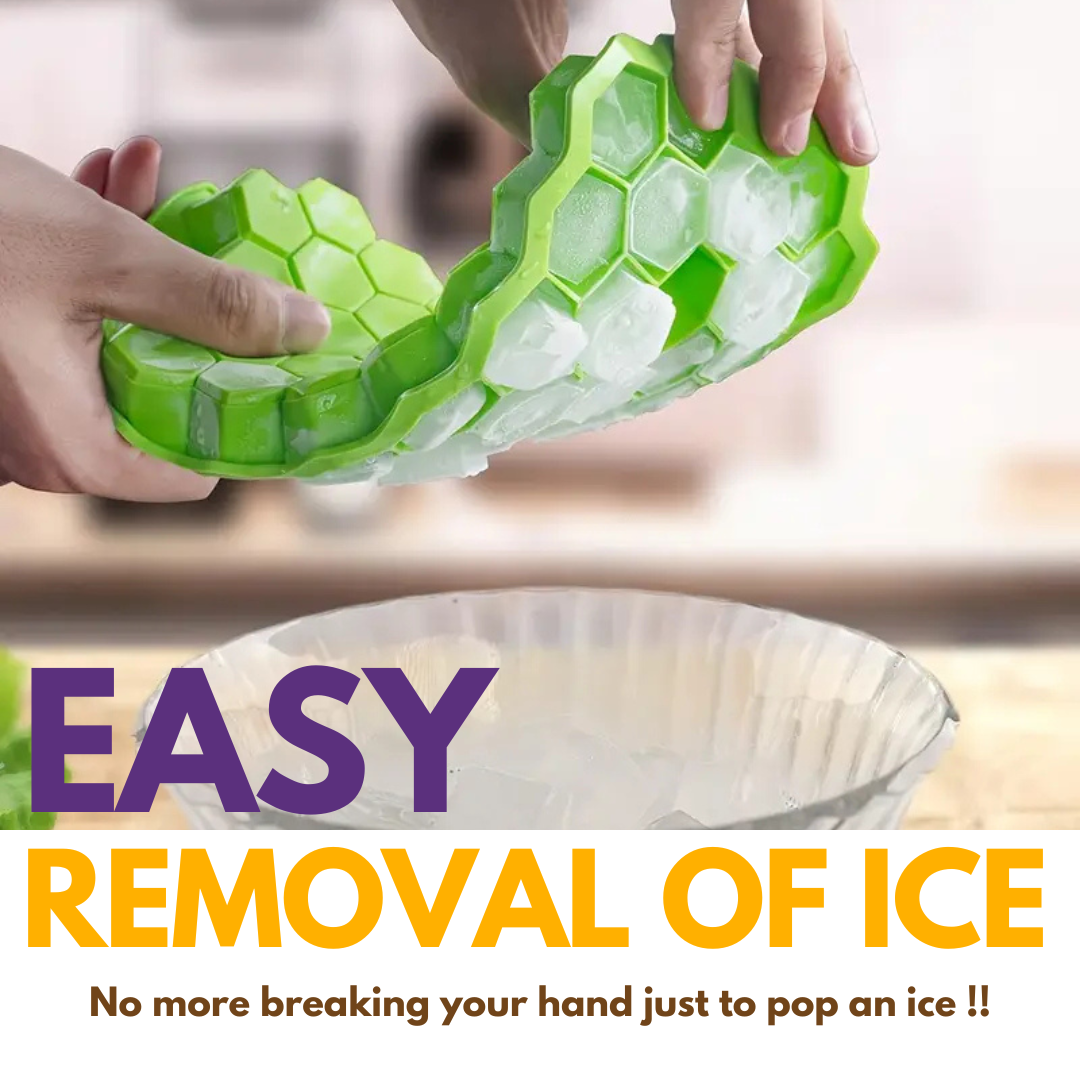 Honeycomb Silicone Ice tray - Premium Quality Guaranteed