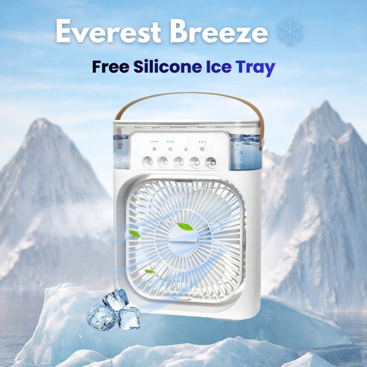 Everest Breeze - Mini AC Fan with FREE Ice Tray