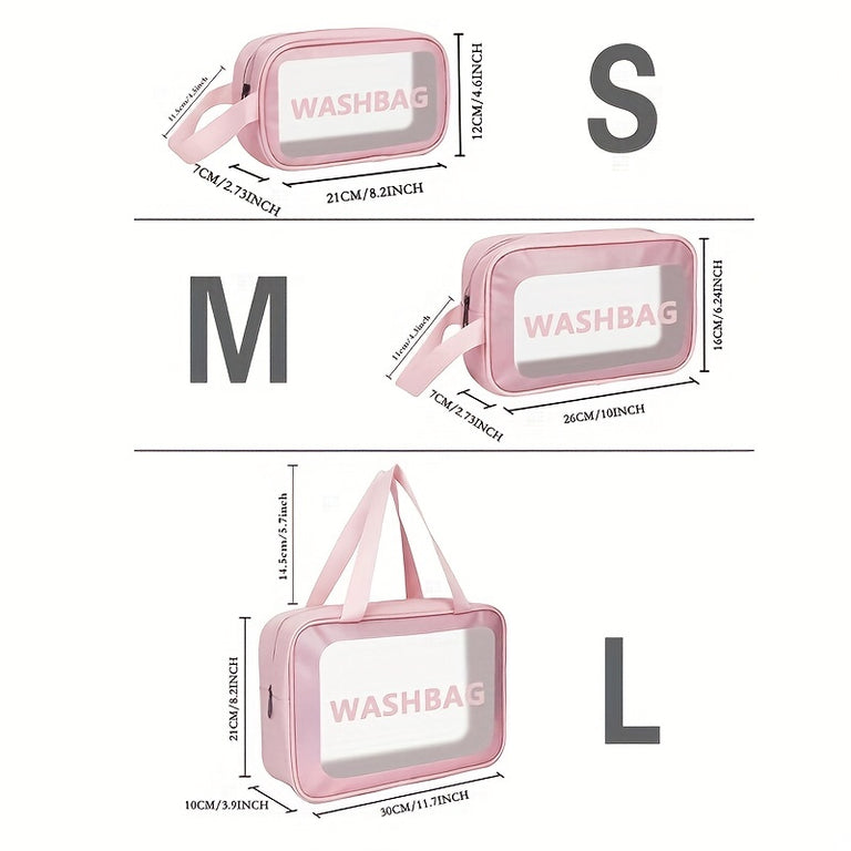 TrioGlam - Premium Cosmetics Bag Combo of 3