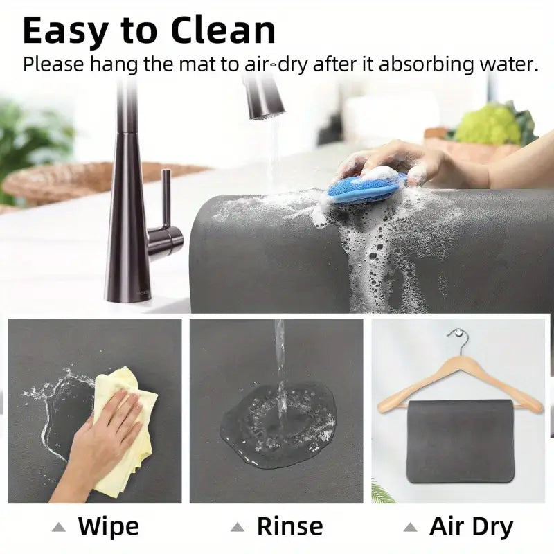 Super Absorbent Dish Drying Mat