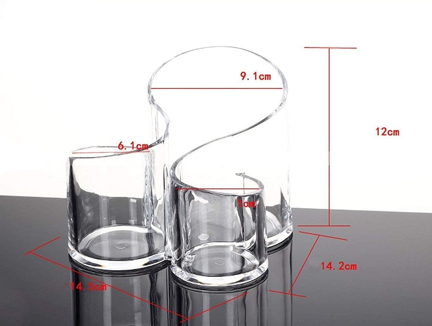 ClearGlow  - Transparent Acrylic Cosmetic Makeup Organizer