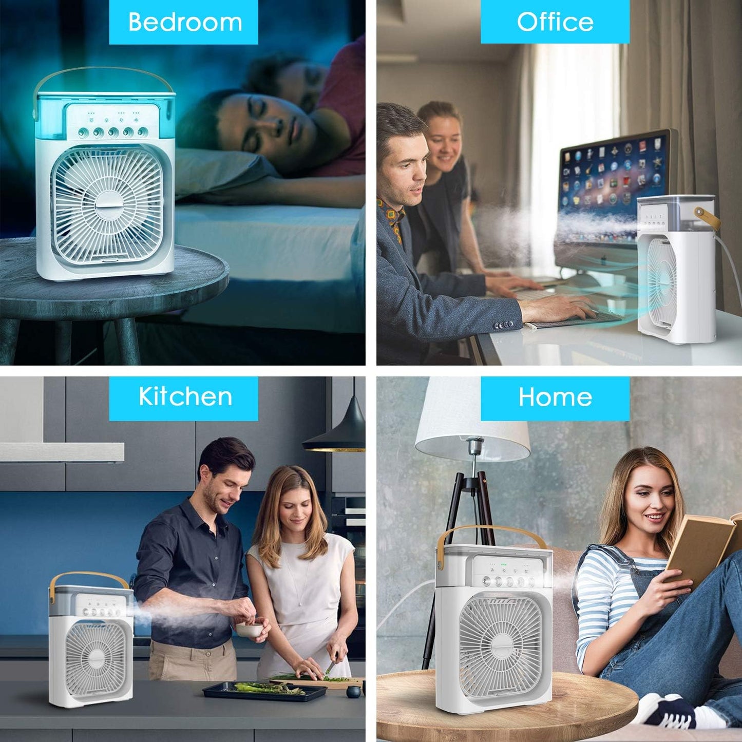 Everest Breeze - Mini AC Fan with FREE Ice Tray