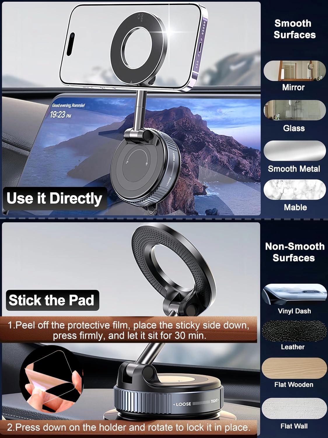 Vacuum Car Phone Holder - Premium Quality Guaranteed