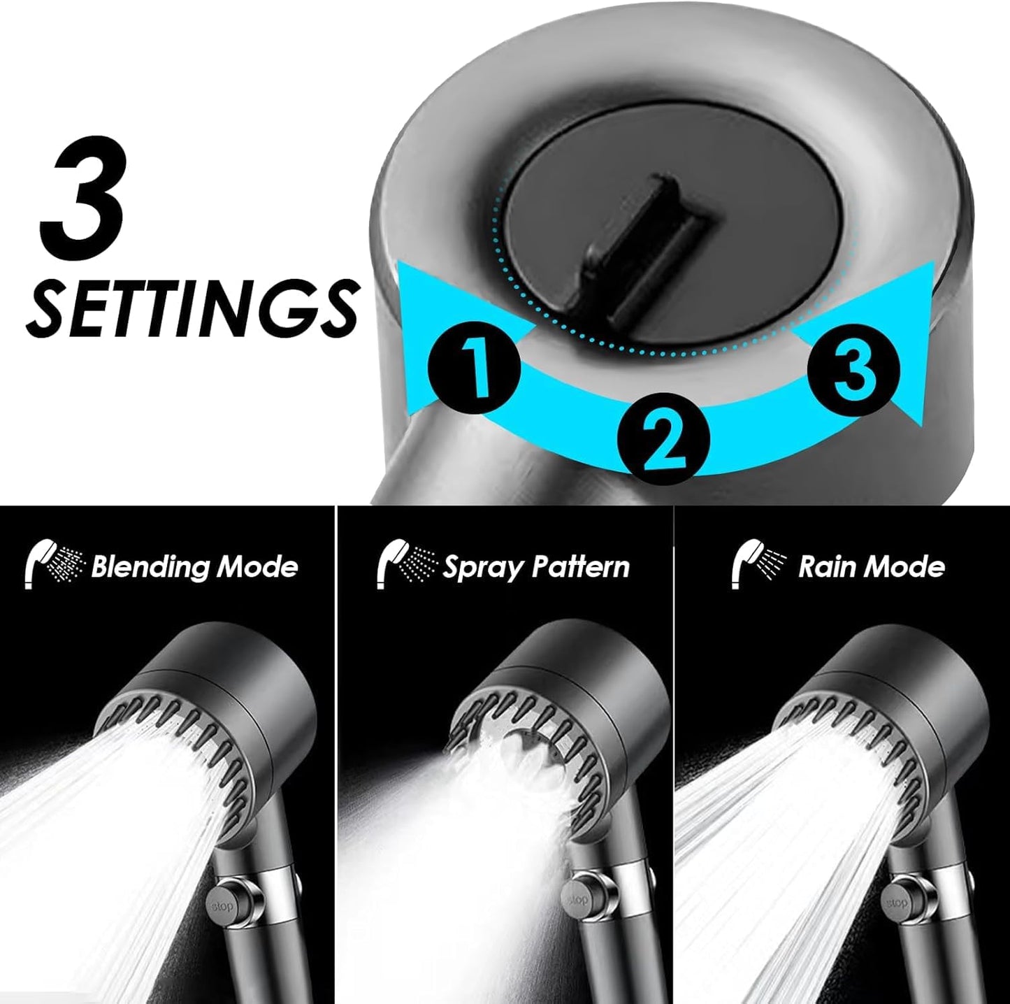 Premium Turbo Shower Head