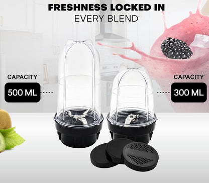 Premium Bullet Jars Combo - 500ml + 300ml