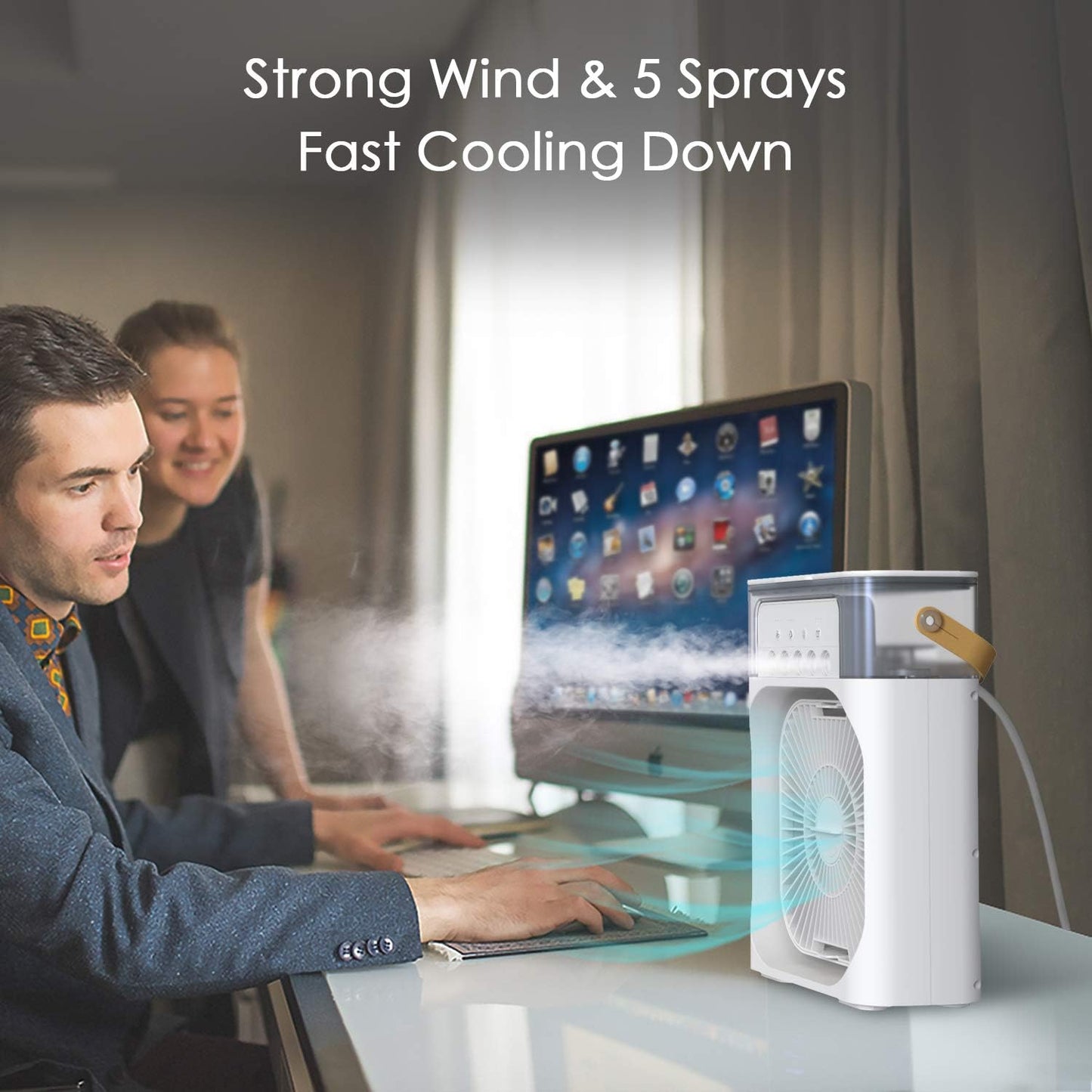 Everest Breeze - Mini AC Fan with FREE Ice Tray