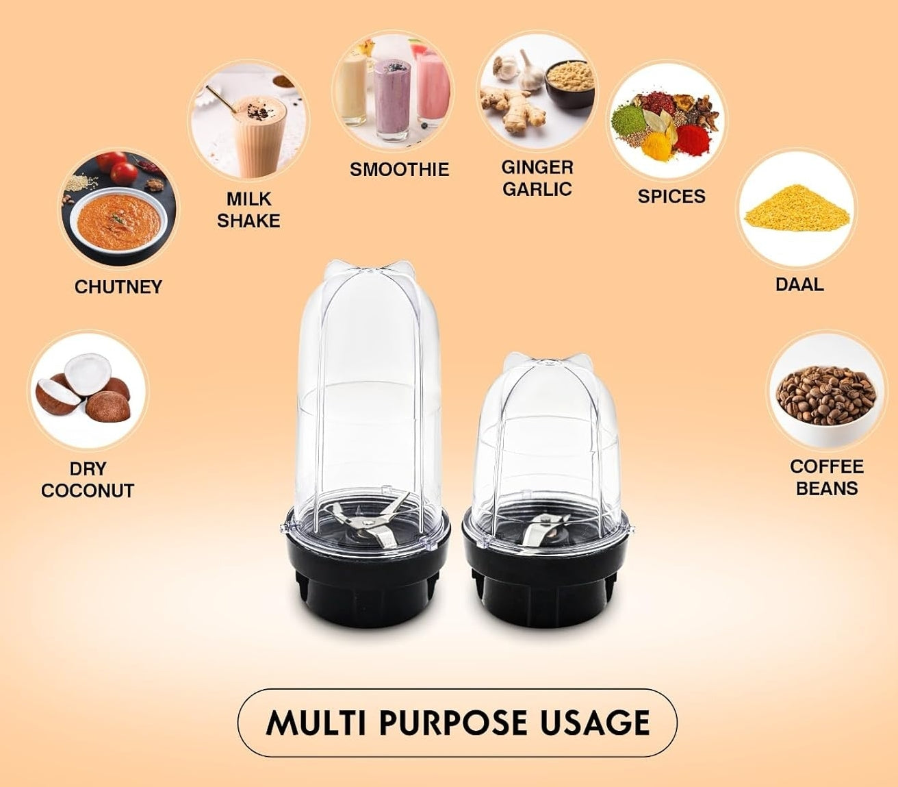 Premium Bullet Jars Combo - 500ml + 300ml