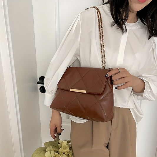 Chic Essence Quilted Leather Hand Bag