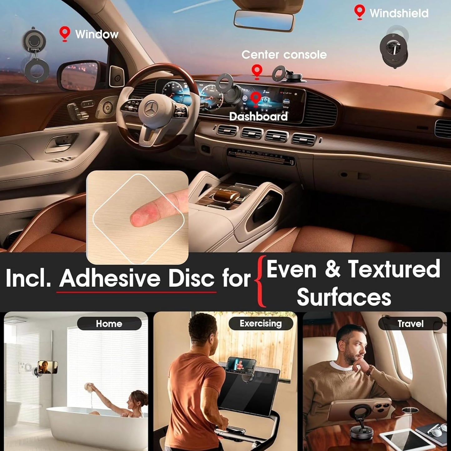 Vacuum Car Phone Holder - Premium Quality Guaranteed