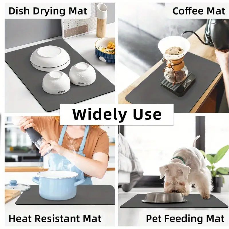 Super Absorbent Dish Drying Mat