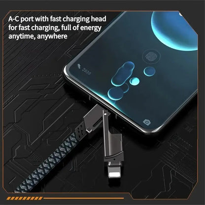 4 in 1 Multi Device Data Cable & Free Mobile Stand