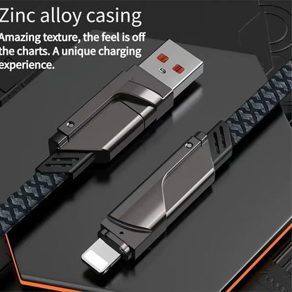 4 in 1 Multi Device Data Cable & Free Mobile Stand