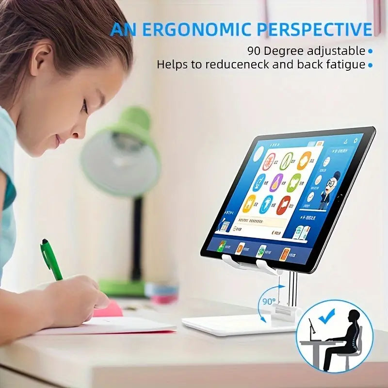 FlexiStand Pro™ - Portable and Height Adjustable Mobile & Tablet Stand