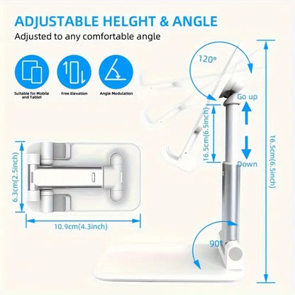 FlexiStand Pro™ - Portable and Height Adjustable Mobile & Tablet Stand