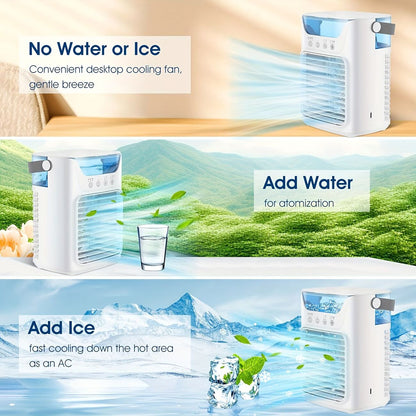 Everest Breeze - Mini AC Fan with FREE Ice Tray