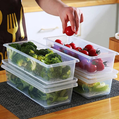 Fridge Organizer Box with Drain Plate (Premium Quality)