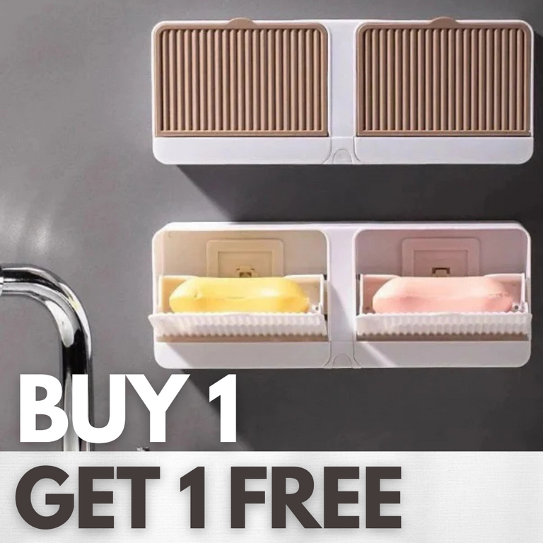 Trendy 2 in 1 Soap Holder - Premium Quality Guaranteed