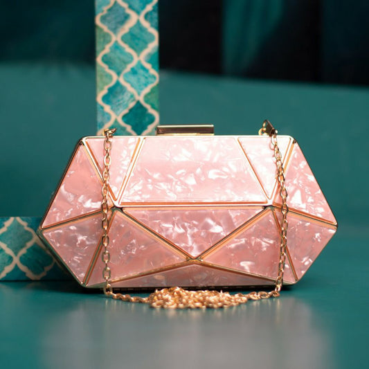 Lotus Love - Marble Design Sling Bag