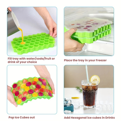Honeycomb Silicone Ice tray - Premium Quality Guaranteed