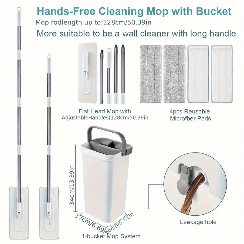 Joymop - Microfibre Mop with Self Clean Bucket