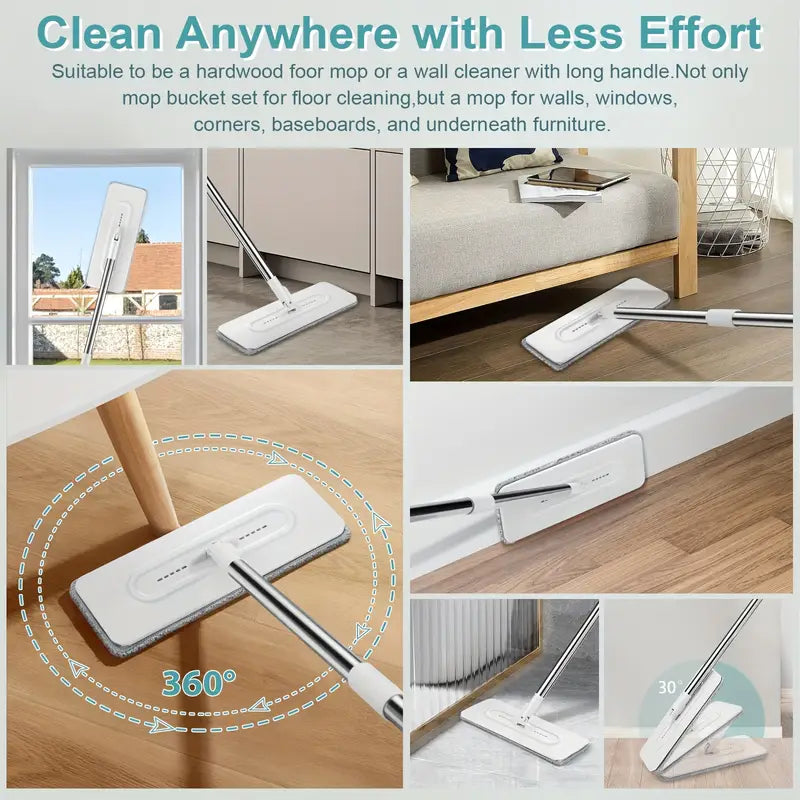 Joymop - Microfibre Mop with Self Clean Bucket