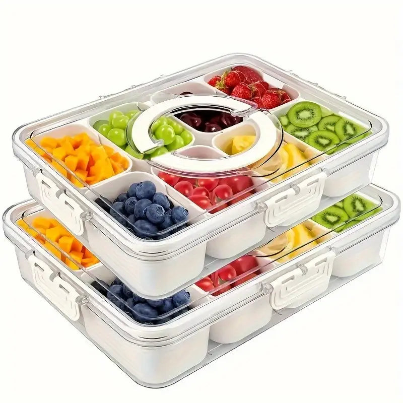 Premium 8 Compartment Storage Box with Lid
