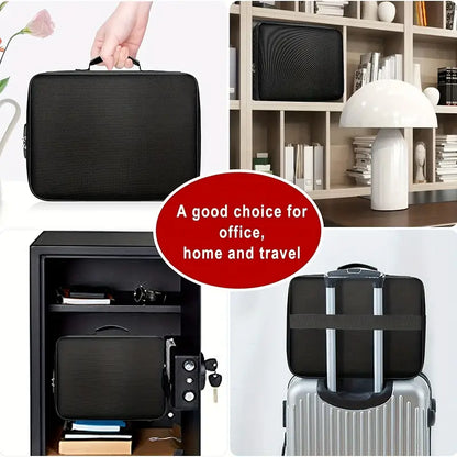 SafeDoc - Document Organiser Bag with Free Toiletry Bag