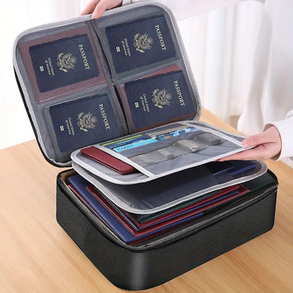 SafeDoc - Document Organiser Bag with Free Toiletry Bag