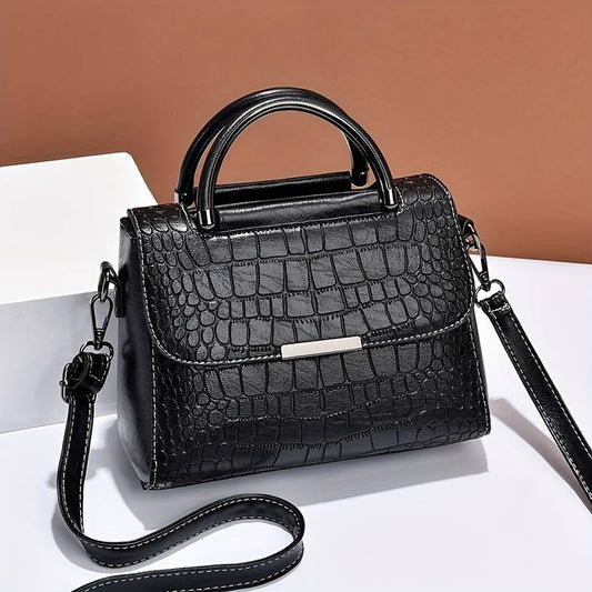 Elite Bask - Luxury Crocodile Leather Sling Bag