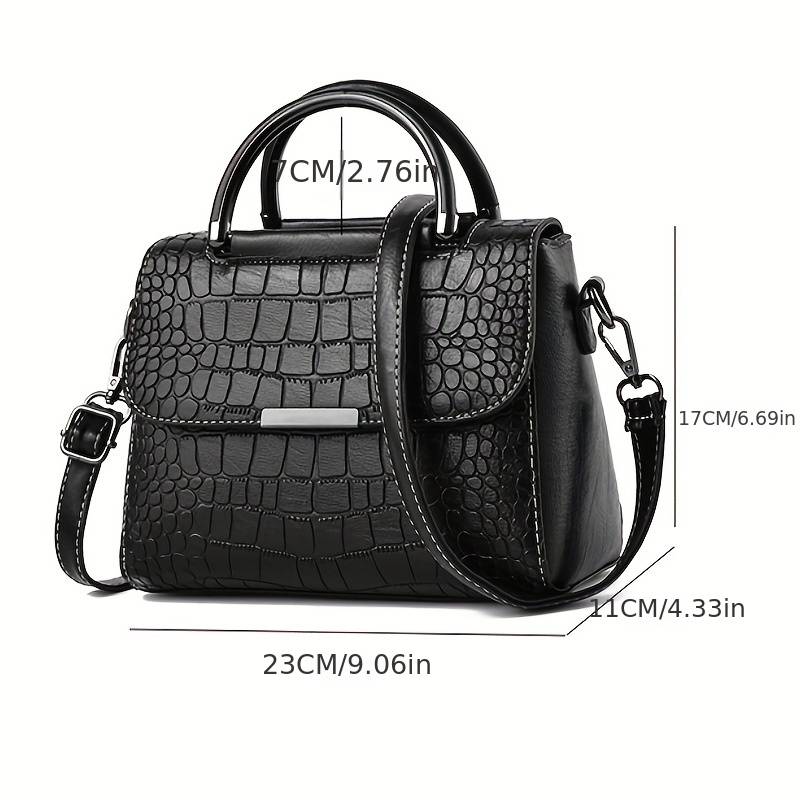 Elite Bask - Luxury Crocodile Leather Sling Bag