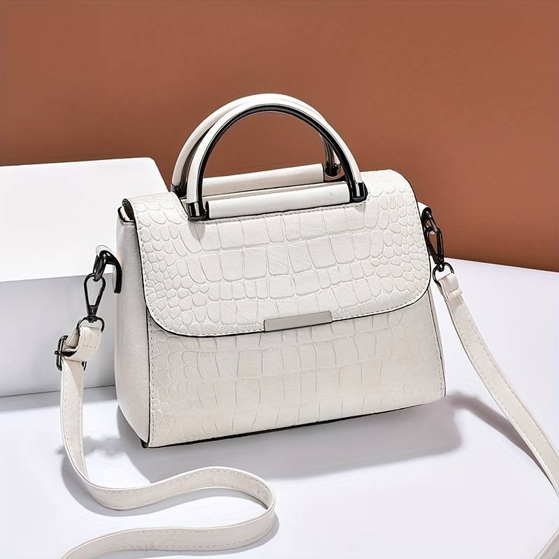 Elite Bask - Luxury Crocodile Leather Sling Bag