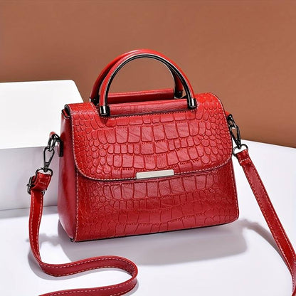Elite Bask - Luxury Crocodile Leather Sling Bag