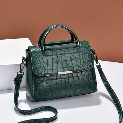 Elite Bask - Luxury Crocodile Leather Sling Bag