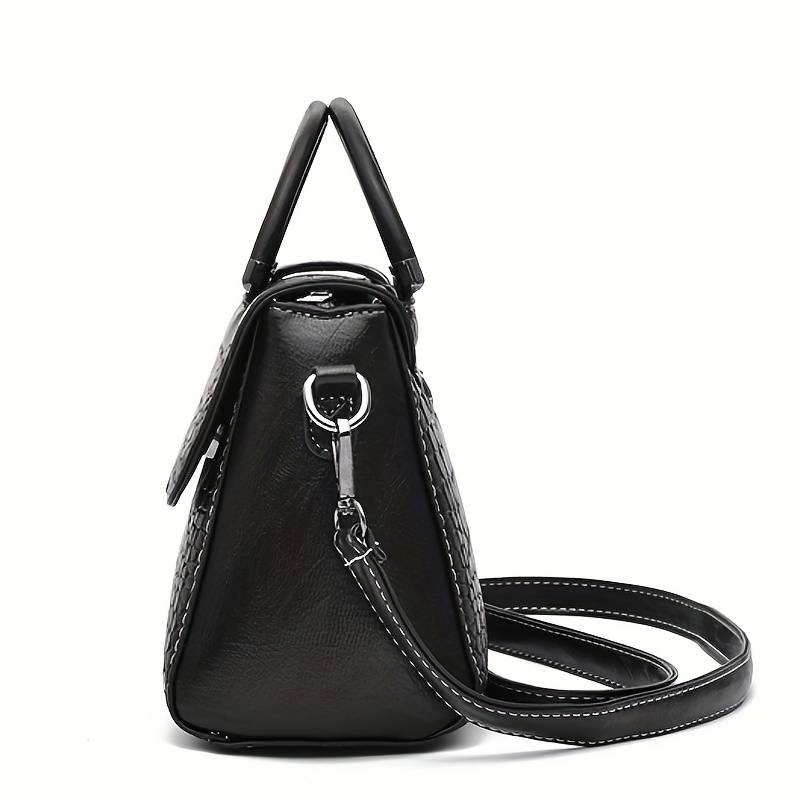 Elite Bask - Luxury Crocodile Leather Sling Bag