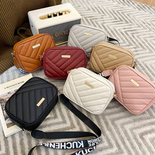 Elegant Harmony - Premium Quilted Sling Bag